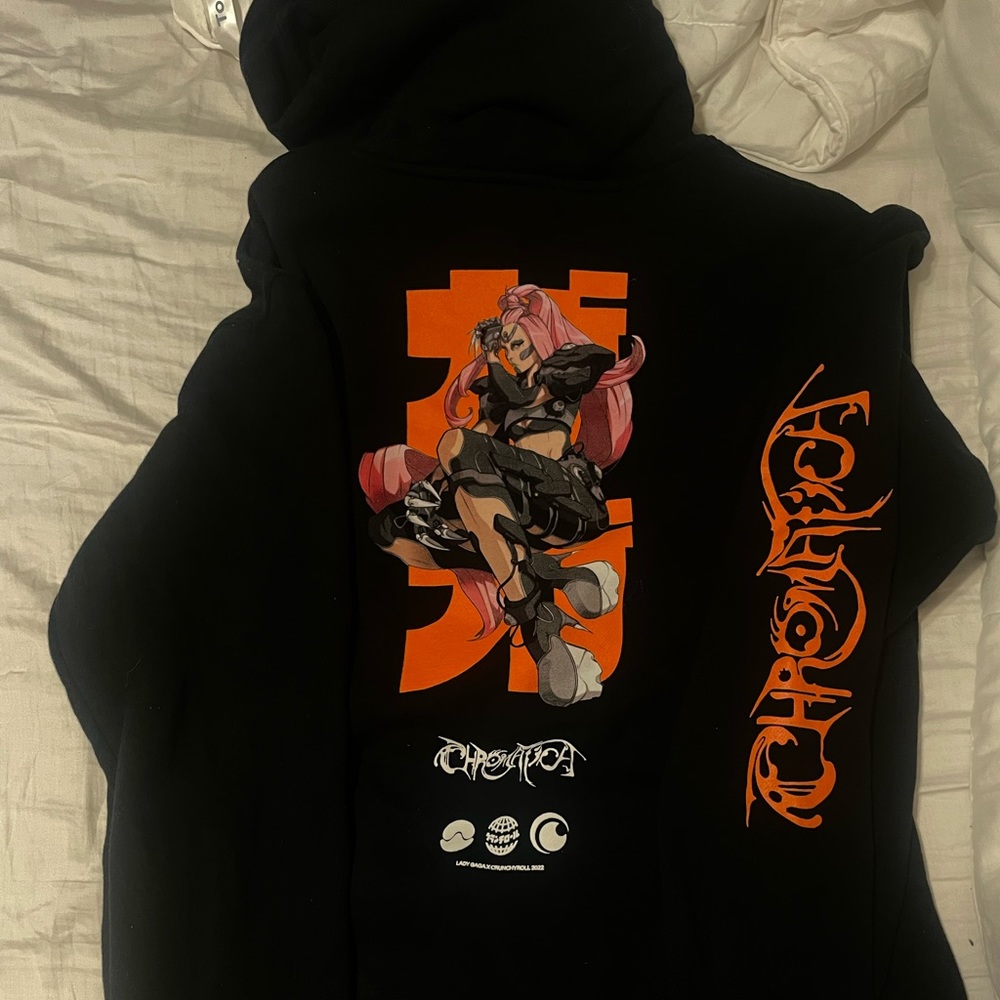 Lady Gaga Crunchy Roll Chromatica Hoodie Large